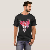 Schedel van een koe t-shirt (Voorkant volledig)