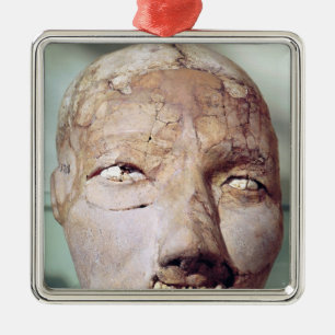 schedel, van Jericho, 7000-6000 BC Metalen Ornament