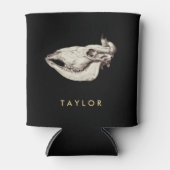  schedel van Koe Illustratie Naam Blikjeskoeler (Voorkant)