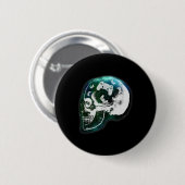 Schedel van Mind Controller-gaminggamer voor manne Ronde Button 5,7 Cm (Voorkant /achterkant)