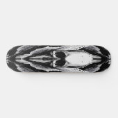 Schedel vector poster stijl persoonlijk skateboard (Horizontaal)