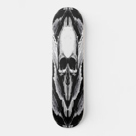 Schedel vector poster stijl persoonlijk skateboard