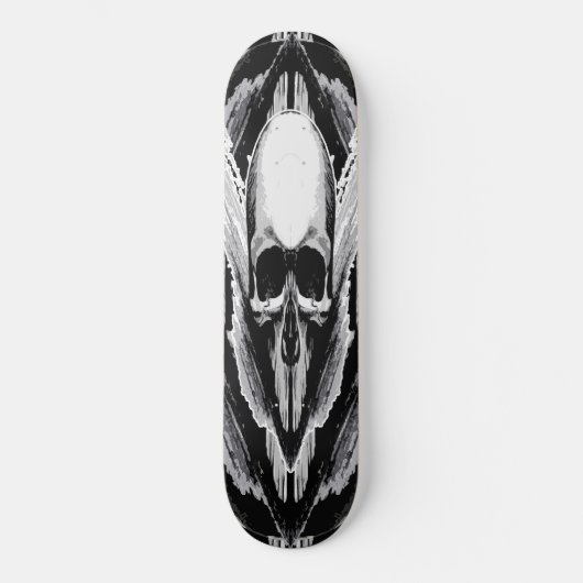 Schedel vector poster stijl persoonlijk skateboard (Voorkant)