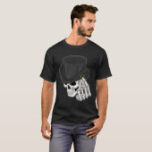 Schedel Verzorgings Trouwring T-shirt (Voorkant volledig)