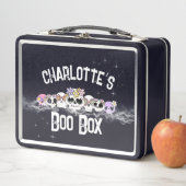 Schedel-viering Boo Box Oude School Lunchbox (In situ)