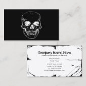 schedel visitekaartje (Voorkant / Achterkant)