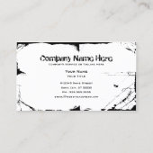 schedel visitekaartje (Achterkant)