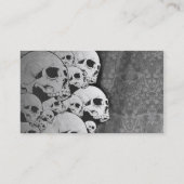 schedel visitekaartje (Achterkant)