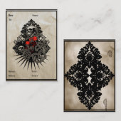 schedel - Visitekaartje (Voorkant / Achterkant)