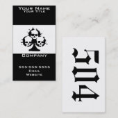 schedel visitekaartje (Voorkant / Achterkant)