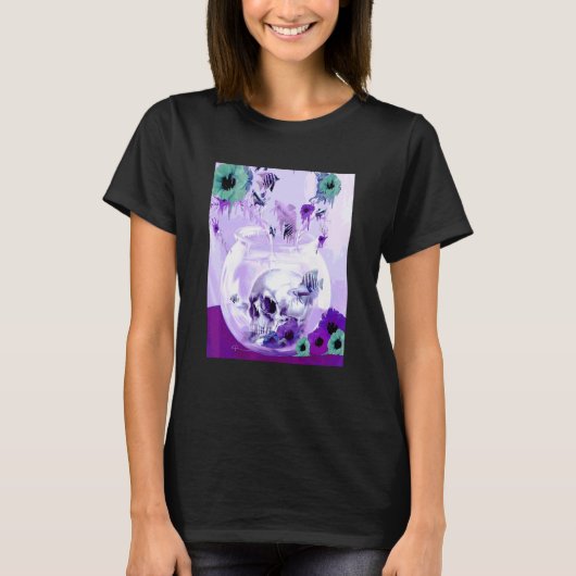 Schedel Vissenpot T-shirt (Voorkant)