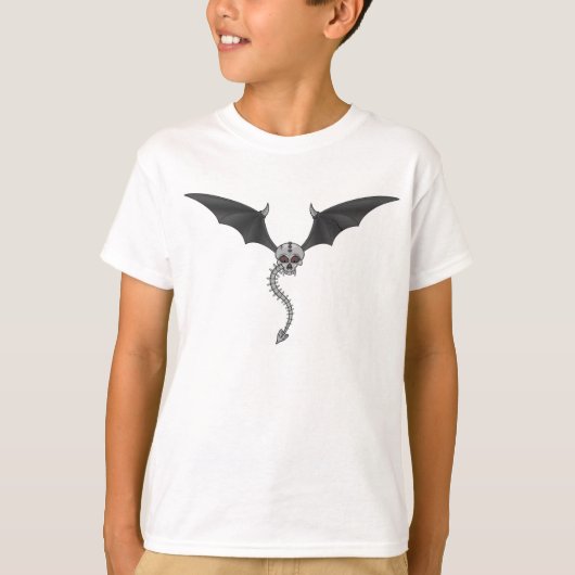 Schedel Vleermuis T-shirt (Voorkant)