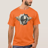 Schedel Vleugel Embleem T-shirt (Voorkant)