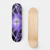 Schedel Vleugelig Persoonlijk Skateboard (Voorkant)