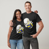 Schedel Volleybal speler Volleybal T-shirt (Unisex)