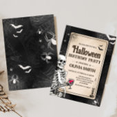  schedel volwassen Halloween verjaardagsfeest Kaart