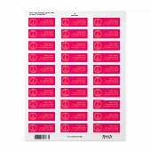 Schedel Vrede Etiket (Full Sheet)