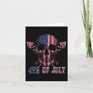 Schedel Vuurwerk Onafhankelijkheidsdag Amerikaanse Kaart