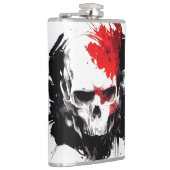 Schedel Wilde Natuur Gratis Spirit Art Brush Schil Heupfles (Rechts)