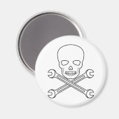 Schedel-X-Wrenchs Magneet (Voorkant / Achterkant)