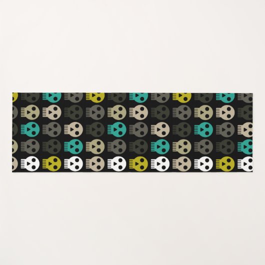 schedel yogamat (Voorkant (horizontaal))