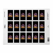 schedel zomerhoed etiket (Full Sheet)