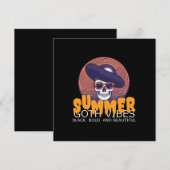 schedel zomerhoed kaart (Voorkant / Achterkant)