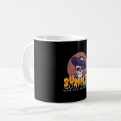 schedel zomerhoed koffiemok (Voorkant links)