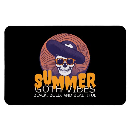 schedel zomerhoed magneet (Horizontaal)