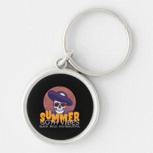 schedel zomerhoed sleutelhanger