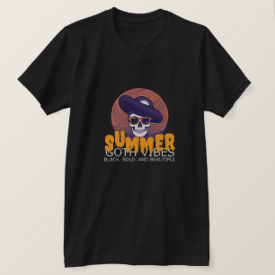schedel zomerhoed t-shirt
