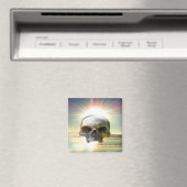 Schedel Zonsondergang Magneet (Insitu (Vaatwasser))