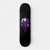 Schedel Zwaard Meester Persoonlijk Skateboard (Voorkant)