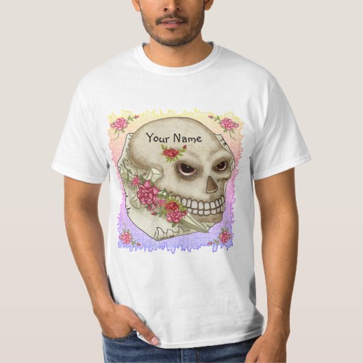 Schedel Zwaard  T-shirt (Voorkant)