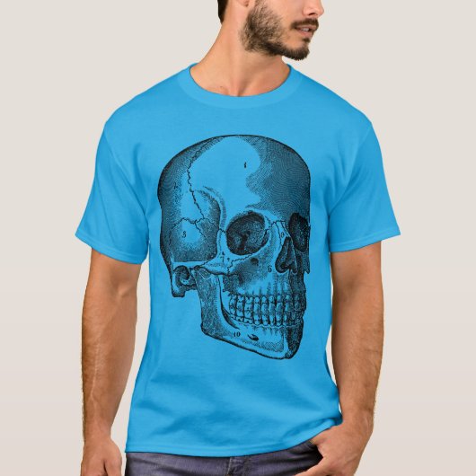 Schedel - Zwart T-shirt (Voorkant)