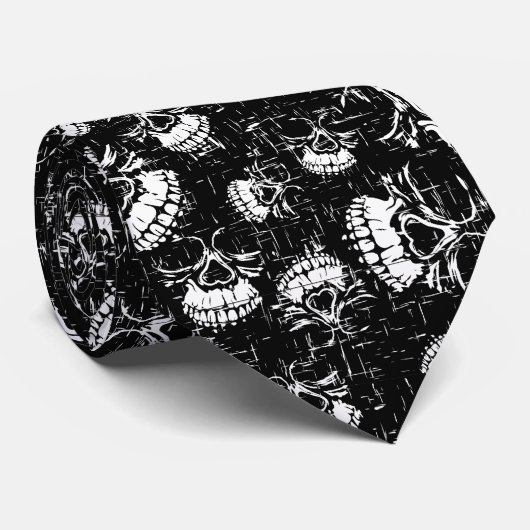 schedelachtergrond stropdas (Opgerold)