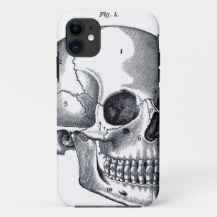 schedelanatomie iPhone 11 hoesje