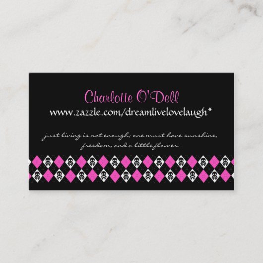 schedelargyle; webmarketing visitekaartje (Voorkant)