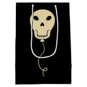 Schedelballonnen Gepersonaliseerde Gothic Verjaard Medium Cadeauzakje (Achterkant)