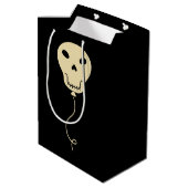 Schedelballonnen Gepersonaliseerde Gothic Verjaard Medium Cadeauzakje (Achterkant Gekanteld)