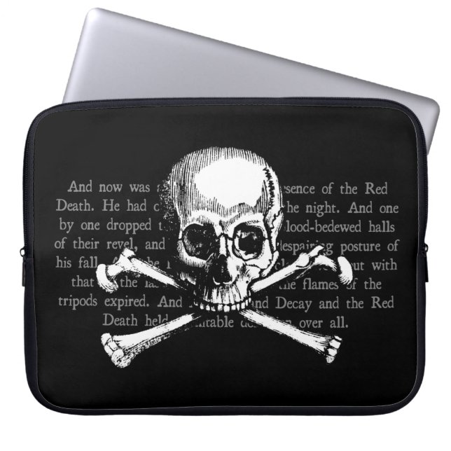  schedelbeenderen laptop sleeve (Voorkant)