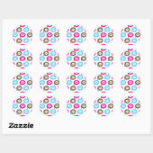 Schedelbellen Ronde Sticker (Vel)