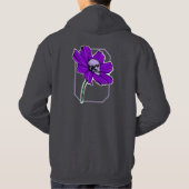 Schedelbloem hoodie (Achterkant)