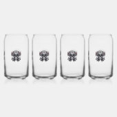 schedelbril blikvorm glas (Achterkant)