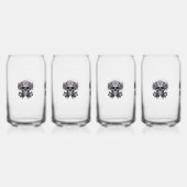 schedelbril blikvorm glas (Voorkant)