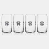 schedelbril blikvorm glas (Links)