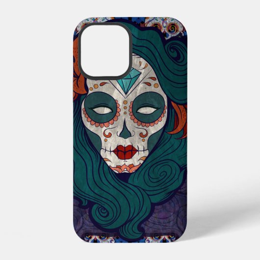 Schedeldames iPhone Hoesje (Achterkant)