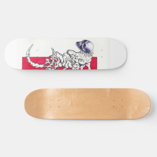 schedeldier persoonlijk skateboard (Horizontaal)