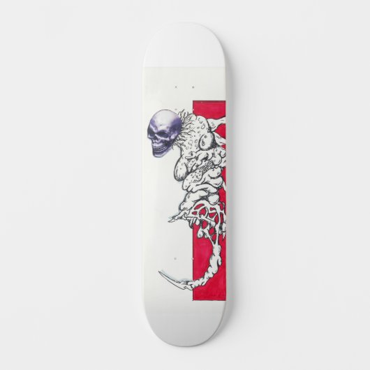 schedeldier persoonlijk skateboard (Voorkant)