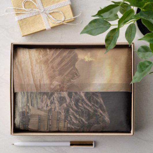 schedeleilandjespapier tissuepapier (Geschenk)